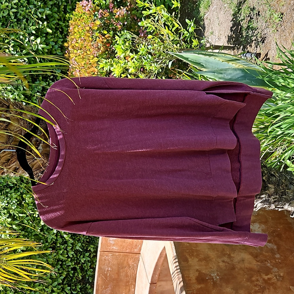 Light Maroon Slightly Cropped Sweatshirt